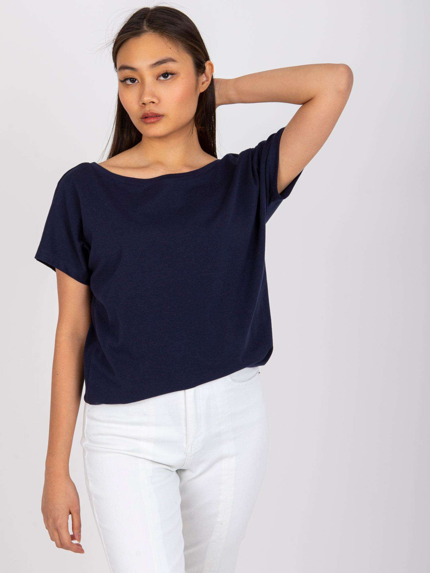 T-shirt Granatowy