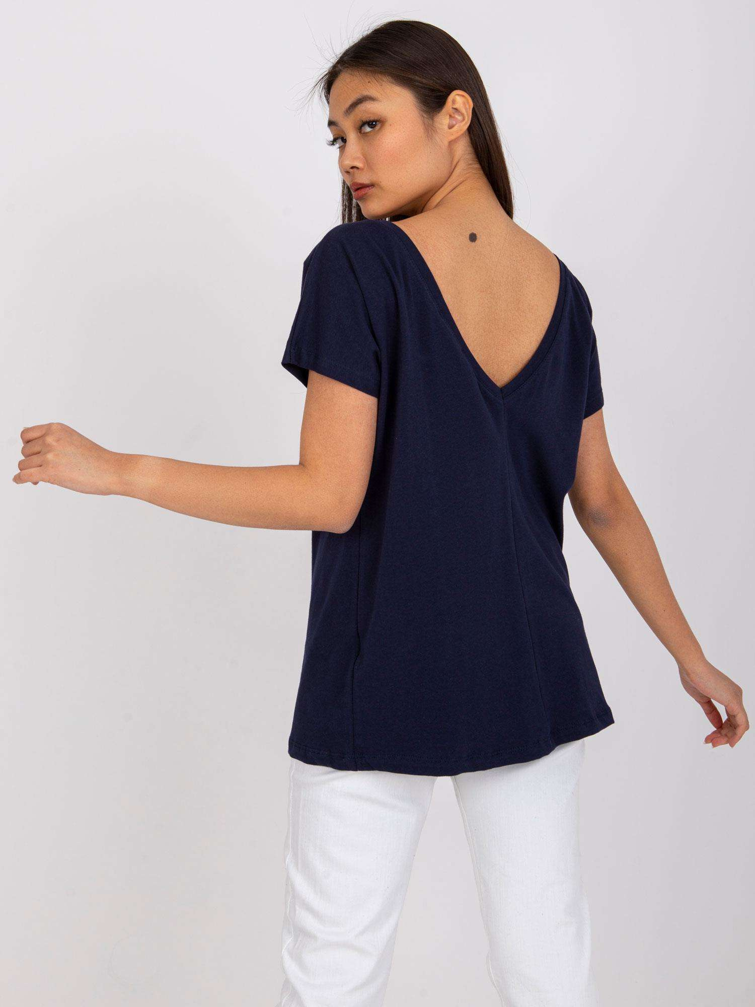 T-shirt Granatowy