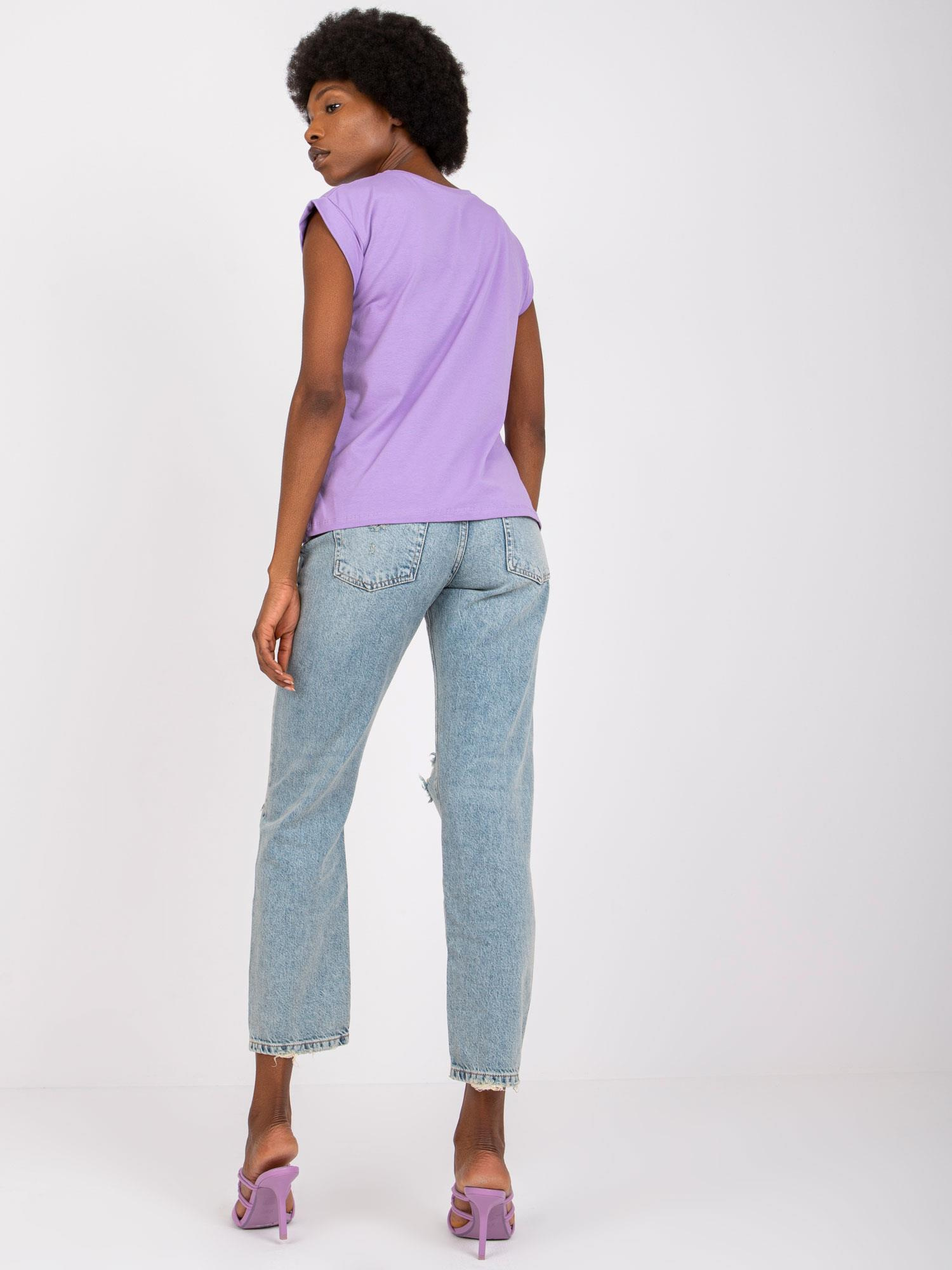 T-shirt Fioletowy