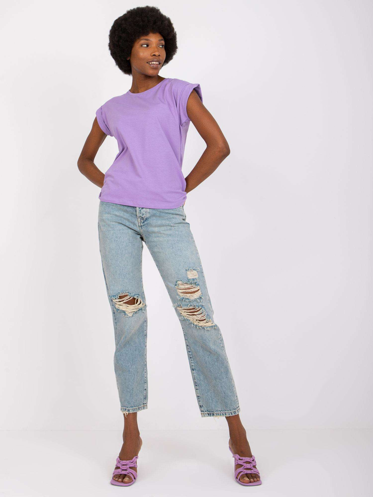 T-shirt Fioletowy