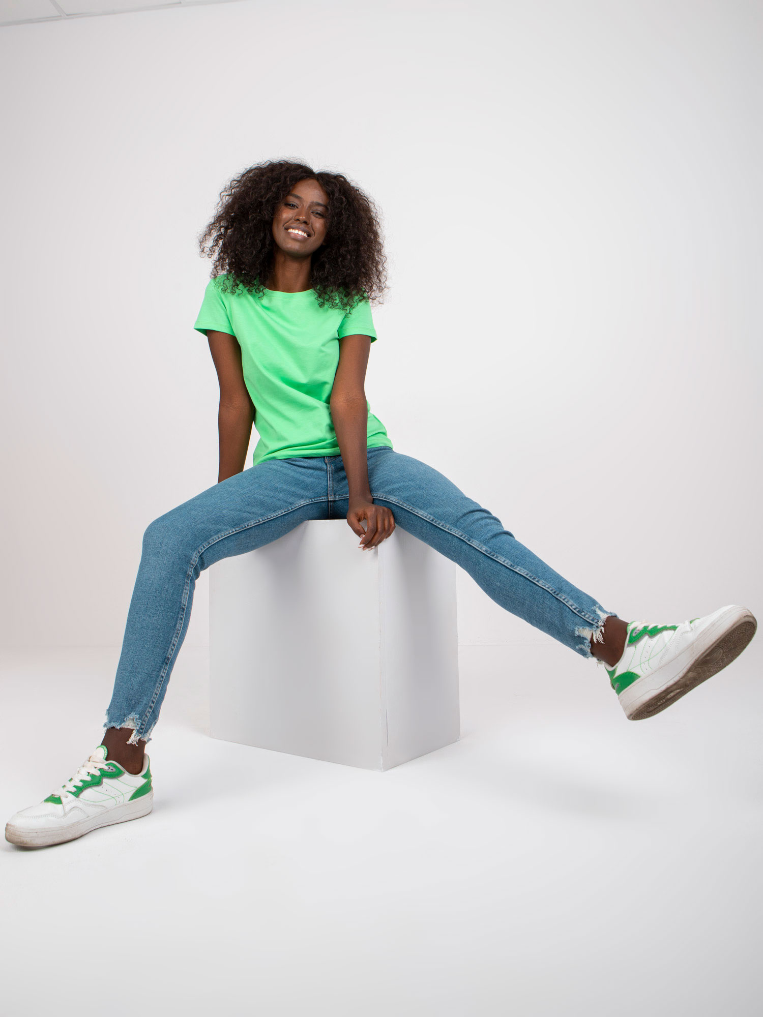 T-shirt Jasny zielony