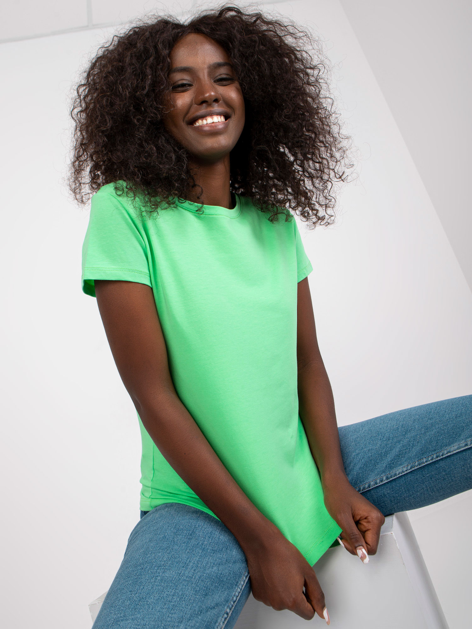 T-shirt Jasny zielony
