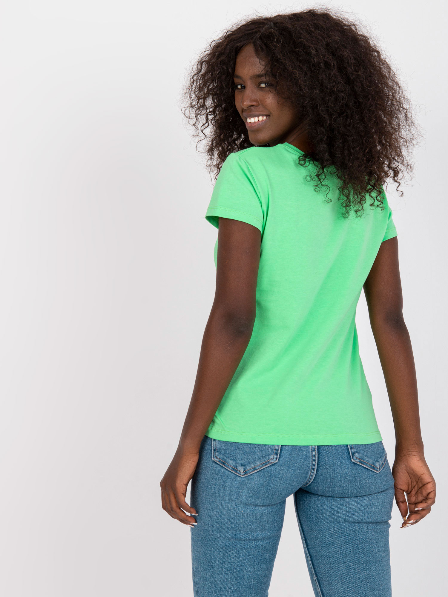 T-shirt Jasny zielony