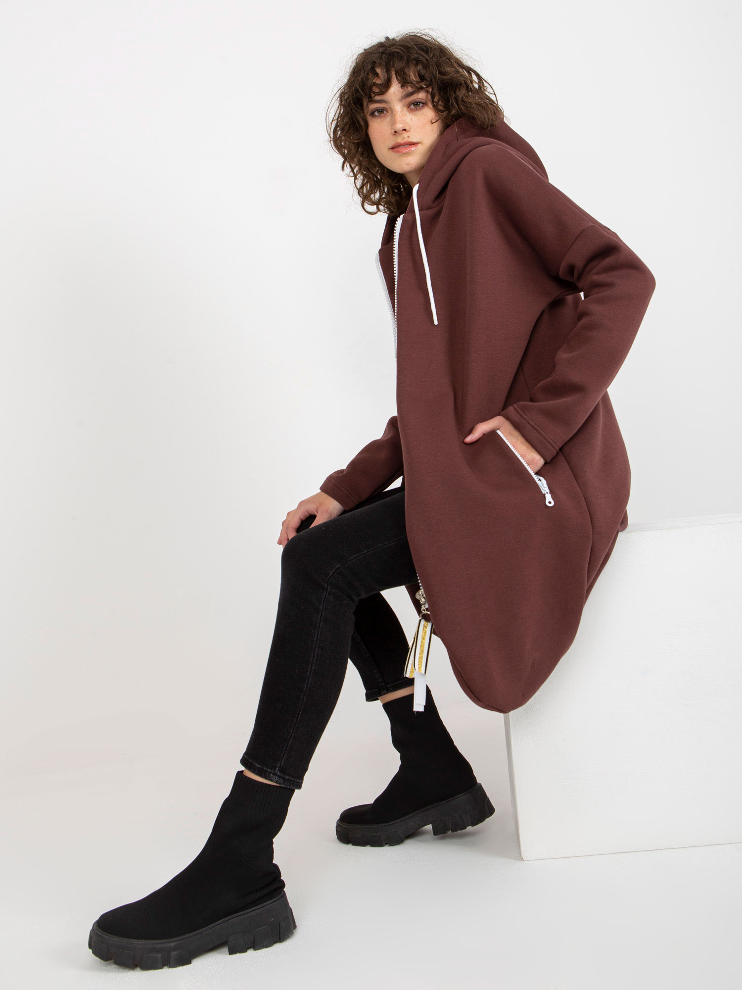 Bluza Ciemny brązowy