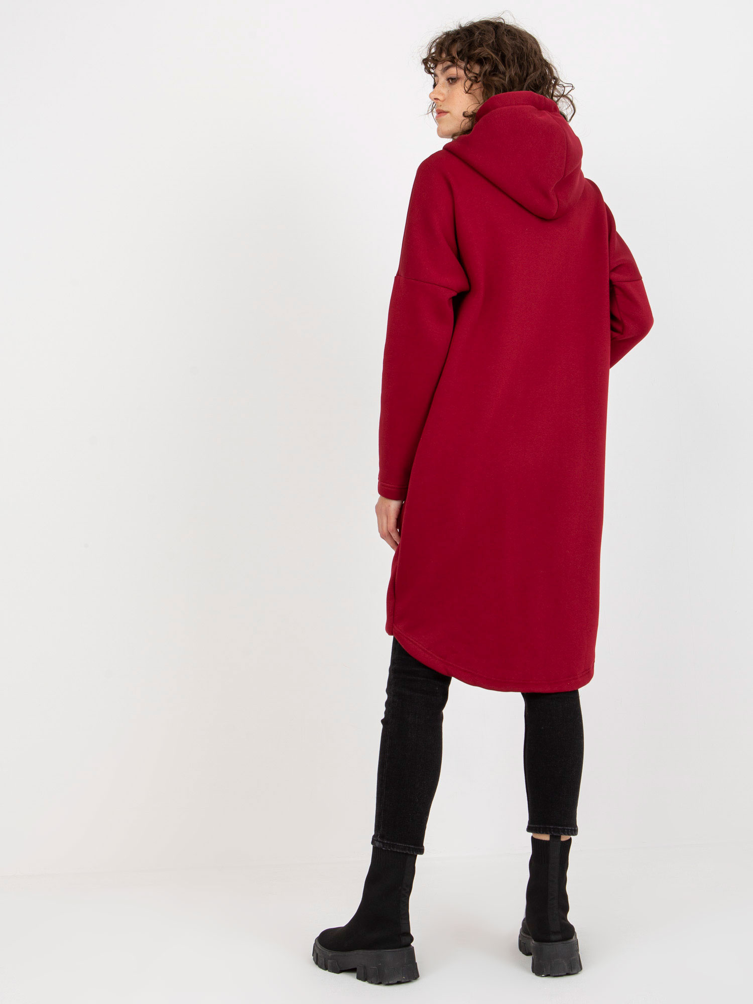Bluza Bordowy