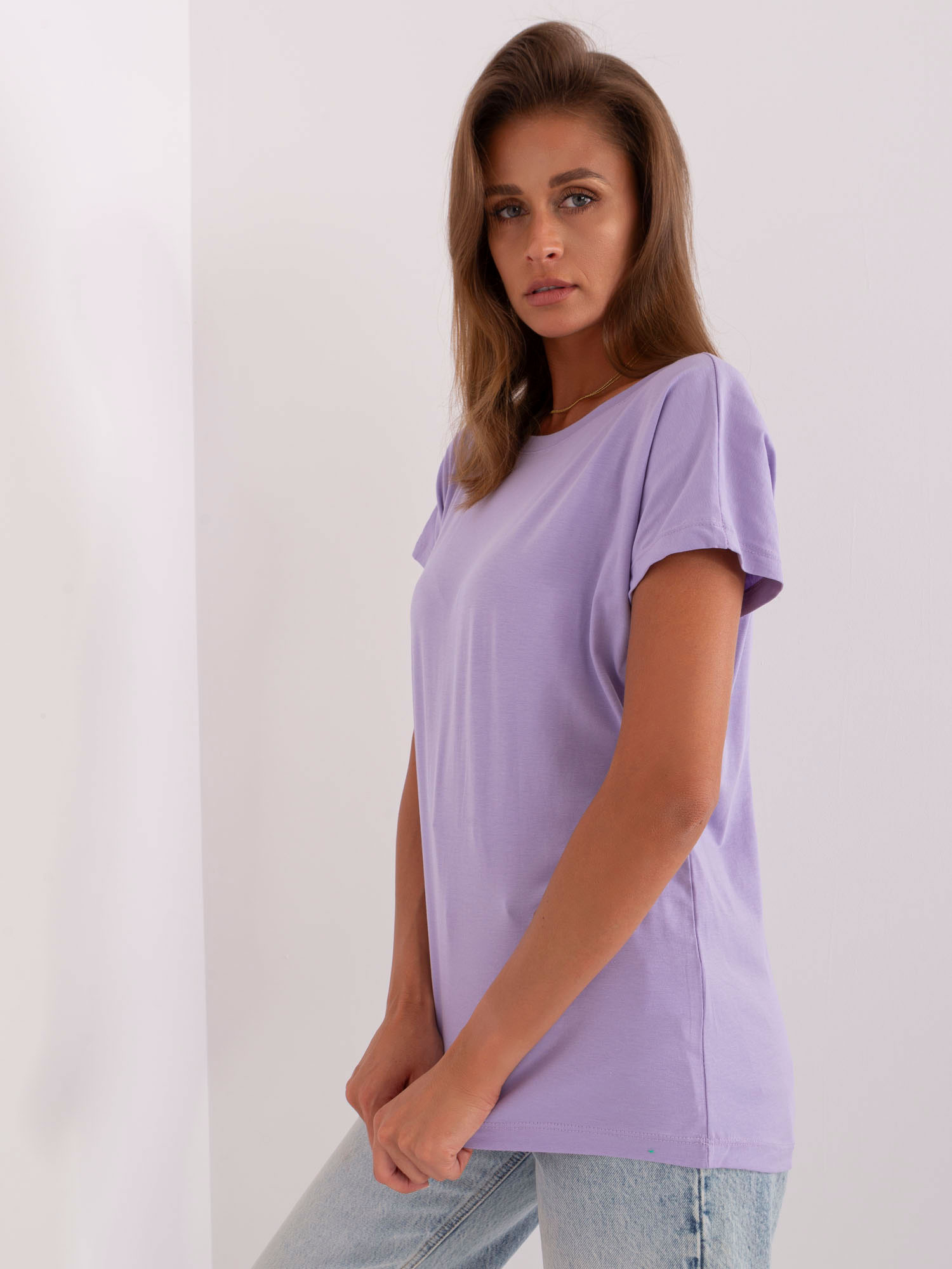 T-shirt Jasny fioletowy